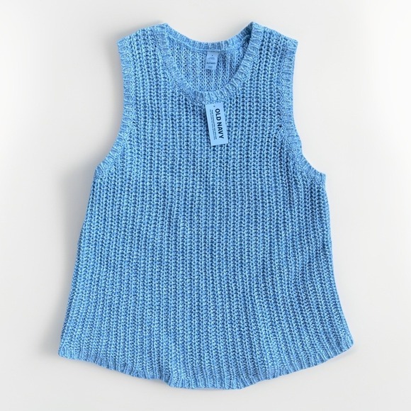 Old Navy Tops - Old Navy Knit Chunky Sweater Tank Top Women's Size S NWT